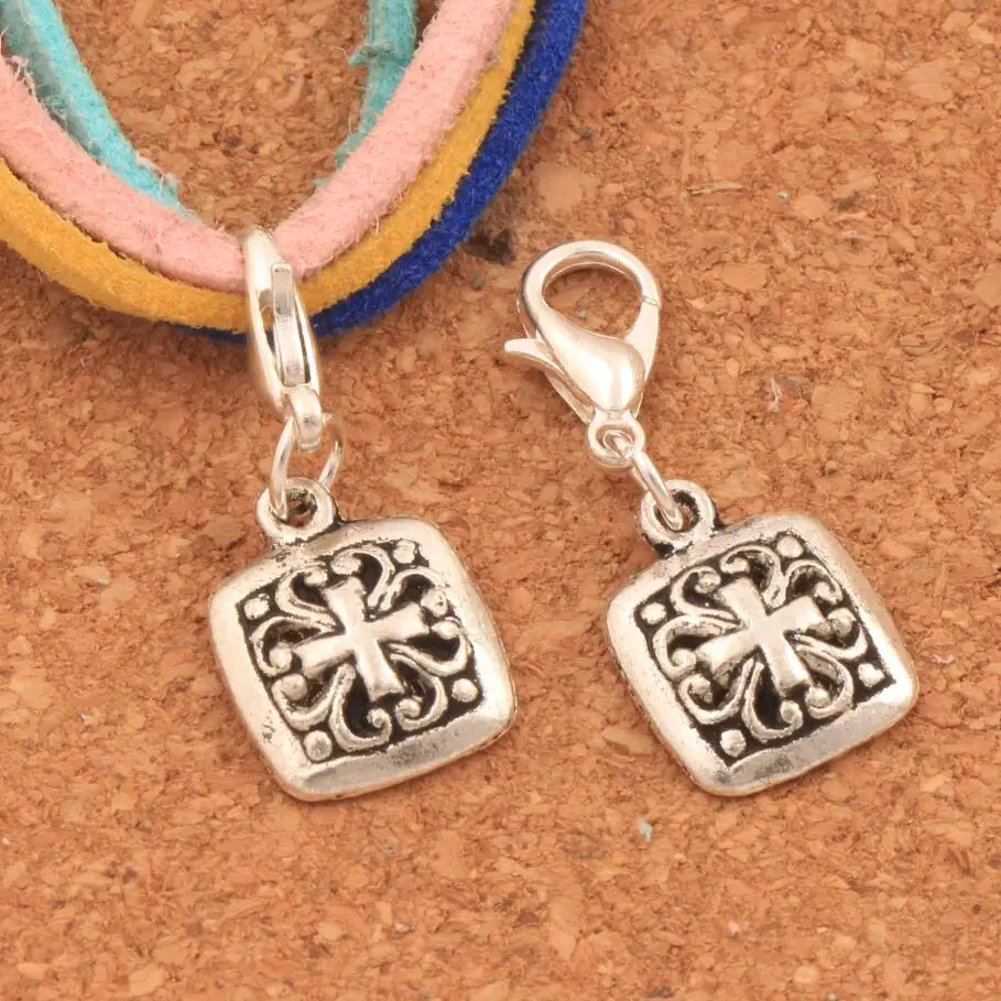 Heart Flower Cross Square Keepsake Lobster Claw Clasp Charm Beads 100PCS Zinc Alloy Jewelry DIY C393 11.7x28.5mm
Heart Flower Cross Square Keepsake Lobster Claw Clasp Charm Beads 100PCS Zinc Alloy Jewelry DIY C393 11.7x28.5mm