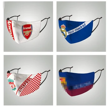 Fashion Teens Football Soccer Logo Print Face Mask Reusable Mask Summer Breathable Washable Dustproof Sport Mouth Mask For Adult
Fashion Teens Football Soccer Logo Print Face Mask Reusable Mask Summer Breathable Washable Dustproof Sport Mouth Mask For Adult