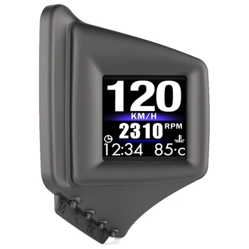 Car HUD Head Up Display OBD2+GPS Speedometer with Speedup Test Brake Test Overspeed Alarm for All Vehicle, AP-1
Car HUD Head Up Display OBD2+GPS Speedometer with Speedup Test Brake Test Overspeed Alarm for All Vehicle, AP-1