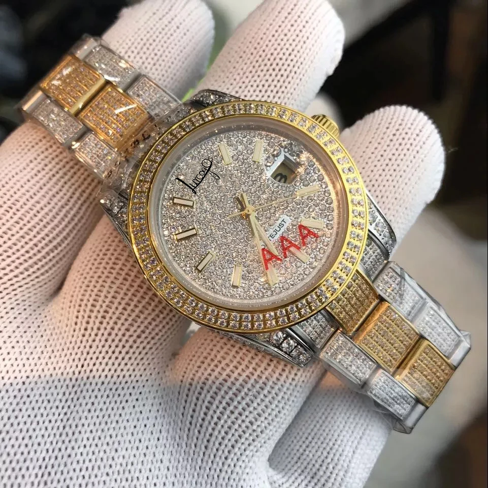 2020 Iced out Arabic numerals Luxury Brand Ro-lex watch with box Men automatic self-wind sweeping movement free delivery
2020 Iced out Arabic numerals Luxury Brand Ro-lex watch with box Men automatic self-wind sweeping movement free delivery