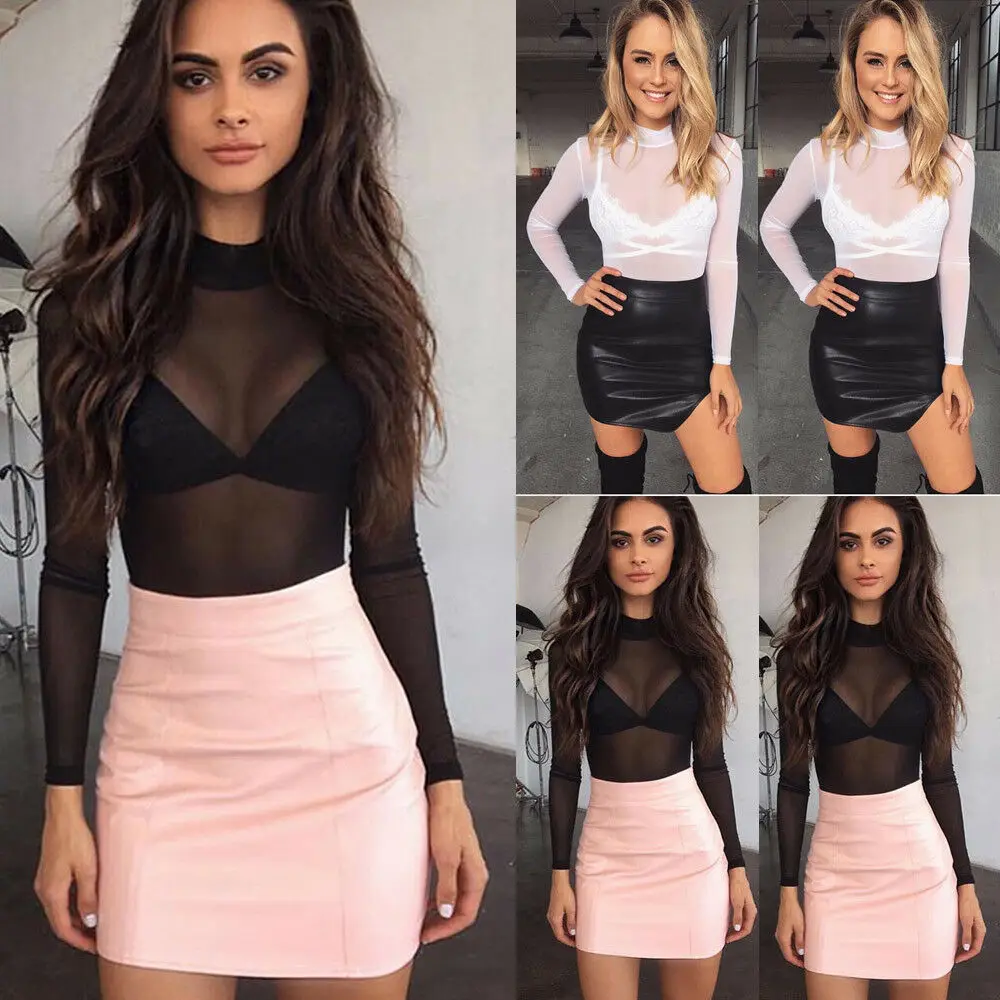 Local stock Women Mesh Fish Net Slim Bodysuit Leotard Top Long Sleeve Tops Playsuit Jumpsuit
Local stock Women Mesh Fish Net Slim Bodysuit Leotard Top Long Sleeve Tops Playsuit Jumpsuit