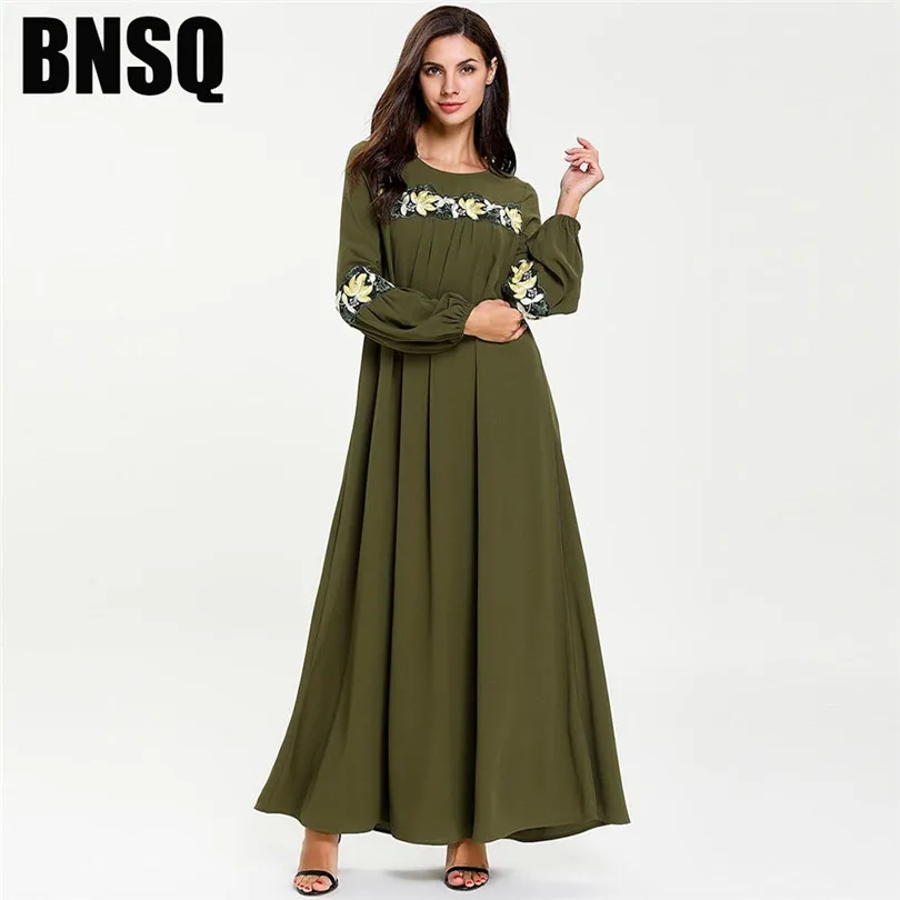 Muslim Dress Women Green Abaya Dubai Turkey Kaftan Turkish Islamic Clothomg Bangladesh Plus Size Caftan Embroidery Robe 2019
Muslim Dress Women Green Abaya Dubai Turkey Kaftan Turkish Islamic Clothomg Bangladesh Plus Size Caftan Embroidery Robe 2019