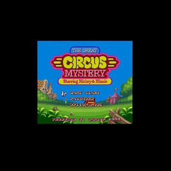 Great Circus Mystery Starring Mickey & Minnie NTSC Version 16 Bit 46 Pin Big Gray Game Card For USA Game Players
Great Circus Mystery Starring Mickey & Minnie NTSC Version 16 Bit 46 Pin Big Gray Game Card For USA Game Players