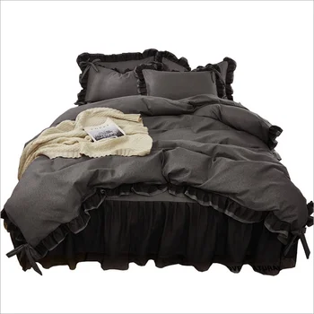Special Design Bedding Set 4pcs/set Duvet Cover Bed Skirt with Lace Ladies Bedding Set
Special Design Bedding Set 4pcs/set Duvet Cover Bed Skirt with Lace Ladies Bedding Set