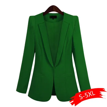 2020 Korean Small Women Blazers Suit Autumn Spring New Long Sleeve Hidden Breasted Work Blazer Suit 3XL 4XL 5XL Plus Size Tops
2020 Korean Small Women Blazers Suit Autumn Spring New Long Sleeve Hidden Breasted Work Blazer Suit 3XL 4XL 5XL Plus Size Tops