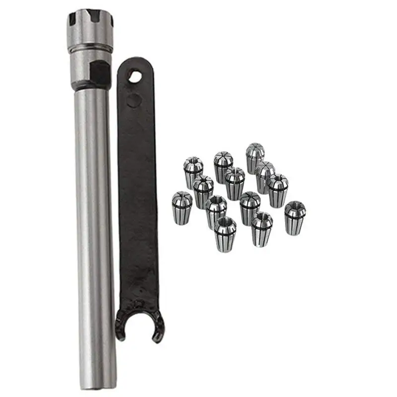 Steel ER11 Spring Collet + CNC Mill C12-ER11M-100L Straight Shank Chuck with Wrench Pack of 15
Steel ER11 Spring Collet + CNC Mill C12-ER11M-100L Straight Shank Chuck with Wrench Pack of 15