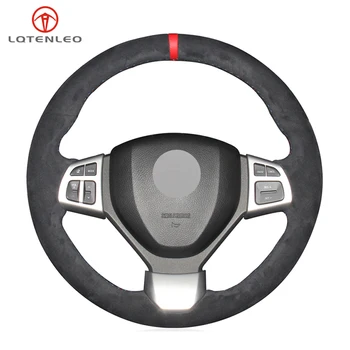 LQTENLEO Black Suede Hand-stitched Car Steering Wheel Cover For Suzuki Swift 2011-2017 Swift Sport 2011-2017 Vitara S 2015-2019
LQTENLEO Black Suede Hand-stitched Car Steering Wheel Cover For Suzuki Swift 2011-2017 Swift Sport 2011-2017 Vitara S 2015-2019
