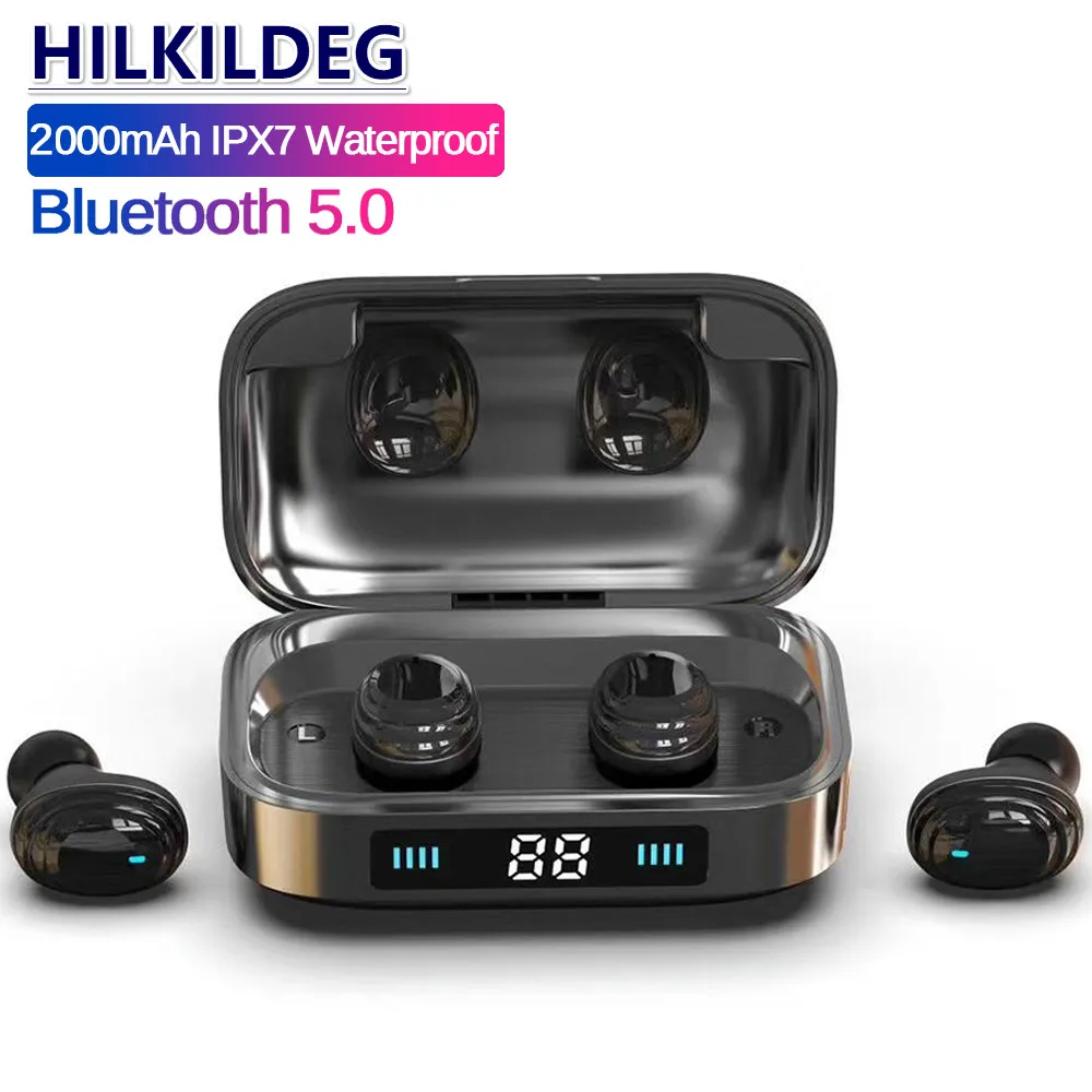 H01 Bluetooth headset LED display 2000mAh power headset 9D stereo music headset touch control bluetooth 5.0
H01 Bluetooth headset LED display 2000mAh power headset 9D stereo music headset touch control bluetooth 5.0