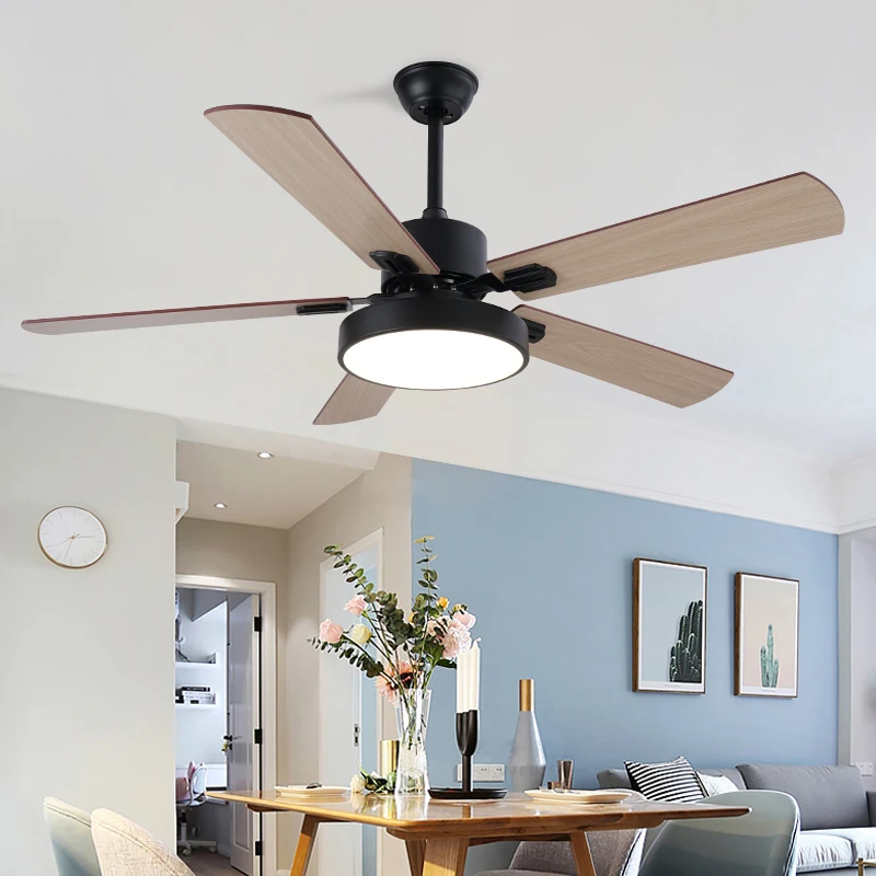 Modern Simple Wooden Fan Leaf Intelligent Remote Control Ceiling Ceiling Fan Lights 220V Quiet Tri-color LED Fan Lamp
Modern Simple Wooden Fan Leaf Intelligent Remote Control Ceiling Ceiling Fan Lights 220V Quiet Tri-color LED Fan Lamp