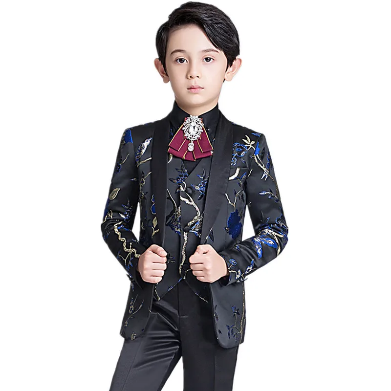Boys Formal Suit Blazer Vest Pants 5 Pieces Set Children Wedding Dress Kids School Costumes Tuxedo Toddler Outfit Clothes
Boys Formal Suit Blazer Vest Pants 5 Pieces Set Children Wedding Dress Kids School Costumes Tuxedo Toddler Outfit Clothes