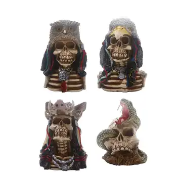 4 Type Resin Craft Skull Statues & Sculptures Garden Statues Creatives Art Carving Statue Medical Model Human Skull Halloween
4 Type Resin Craft Skull Statues & Sculptures Garden Statues Creatives Art Carving Statue Medical Model Human Skull Halloween
