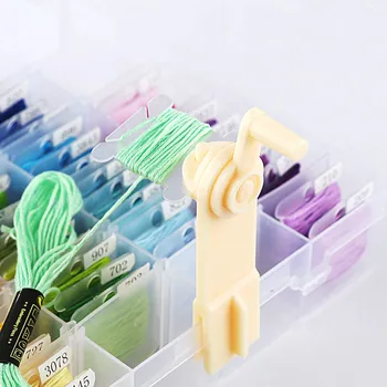 1pc String Winder and 100pcs Embroidery Thread Cards Storage Holder 1pcs 36 Grids Embroidery Thread Storage Box Case Portable
1pc String Winder and 100pcs Embroidery Thread Cards Storage Holder 1pcs 36 Grids Embroidery Thread Storage Box Case Portable