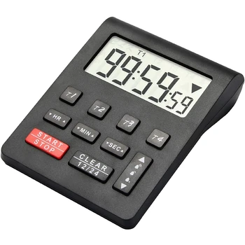 4 Channel Digital Countdown Timer - Big Sn Count Up Down Kitchen Timer Clock for Cooking Baking
4 Channel Digital Countdown Timer - Big Sn Count Up Down Kitchen Timer Clock for Cooking Baking