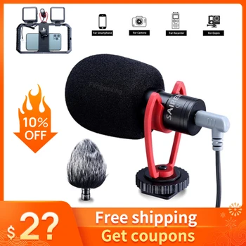 Sairen VM-Q1 Condensor Video Vlog Microfoon Cardioid Mic Voor Iphone Samsung Andriod Telefoons Sony Nikon Canon Dslr Camera
Sairen VM-Q1 Condensor Video Vlog Microfoon Cardioid Mic Voor Iphone Samsung Andriod Telefoons Sony Nikon Canon Dslr Camera