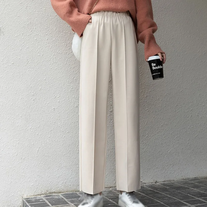 ETOSELL Casual Pants Women New Summer Korean Chic Preppy Lady Straight Pant Harajuku High Waist Trouser Plus Size
ETOSELL Casual Pants Women New Summer Korean Chic Preppy Lady Straight Pant Harajuku High Waist Trouser Plus Size