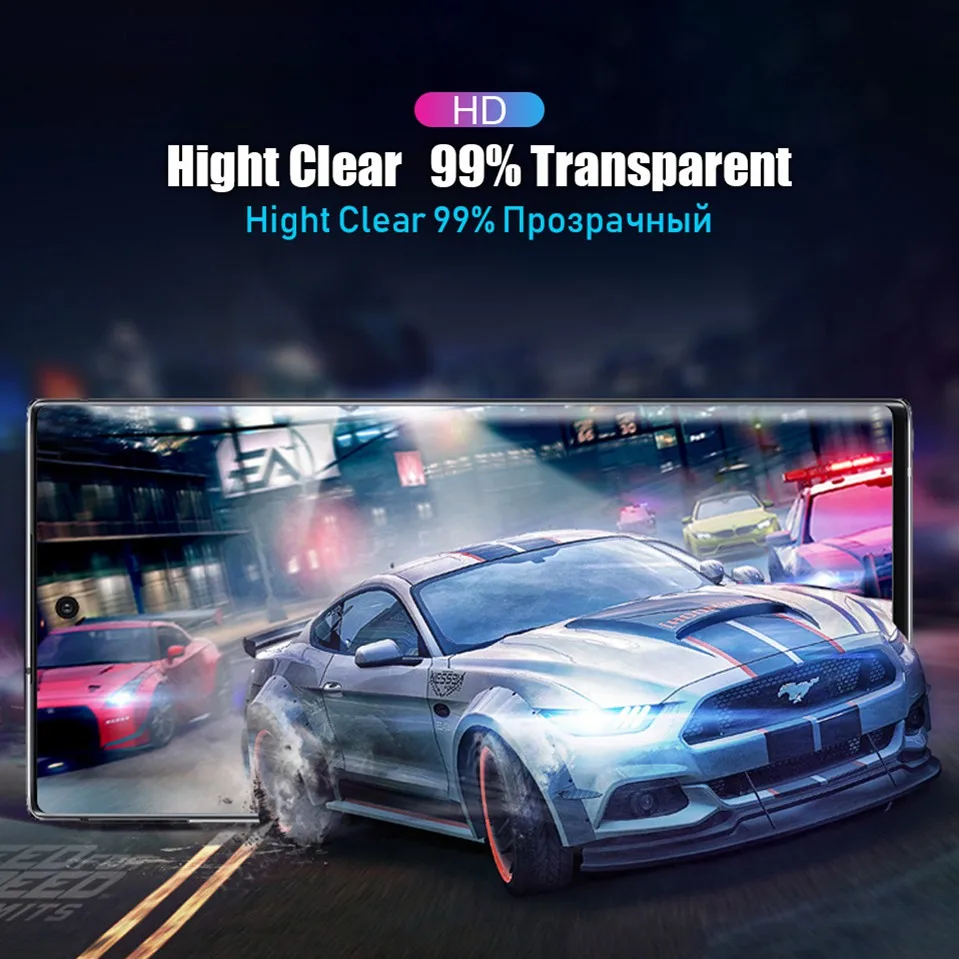3D Tempered Glass For Samsung Galaxy Note 10 Plus Note10 5G Curved Screen Protective Glass For Samsung Note 9 8 S8 S9 S10 Plus (8)
