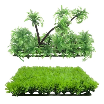 Artificial Fake Water Aquatic Green Grass Plant Lawn Aquarium Landscape & 3.9 Inch Height Artificial Coconut Palm Plant
Artificial Fake Water Aquatic Green Grass Plant Lawn Aquarium Landscape & 3.9 Inch Height Artificial Coconut Palm Plant
