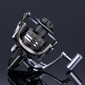 5.2:1 All-metal Lightweight JS1000-7000 Series 13+1 Ball Bearing Spinning Fishing Reel Saltwater Wheel for Spinning Carp Stream 
5.2:1 All-metal Lightweight JS1000-7000 Series 13+1 Ball Bearing Spinning Fishing Reel Saltwater Wheel for Spinning Carp Stream