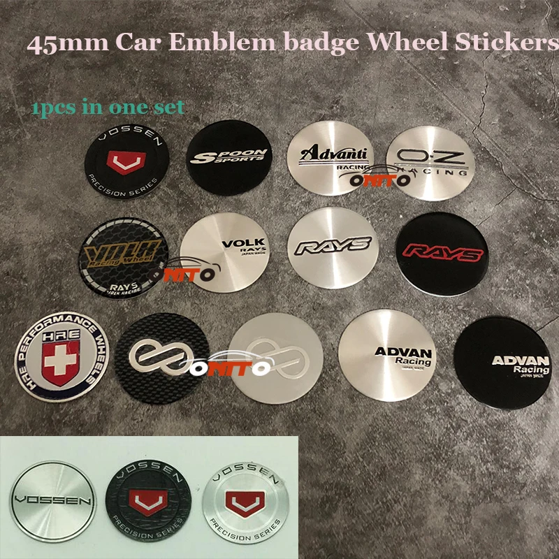 Car Styling 4pcs/lot 45mm Car Wheel hub Sticker Auto Wheel Center Label Emblem Rims Wheels For Vossen O.Z Racing Volk Rays logo
Car Styling 4pcs/lot 45mm Car Wheel hub Sticker Auto Wheel Center Label Emblem Rims Wheels For Vossen O.Z Racing Volk Rays logo