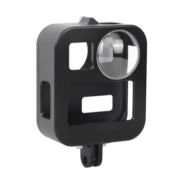 Protective Cover Housing Shells Case Cover CNC Aluminum Alloy Protective Cage For GoPro Max Lens cap Black PU439B Camera
Protective Cover Housing Shells Case Cover CNC Aluminum Alloy Protective Cage For GoPro Max Lens cap Black PU439B Camera