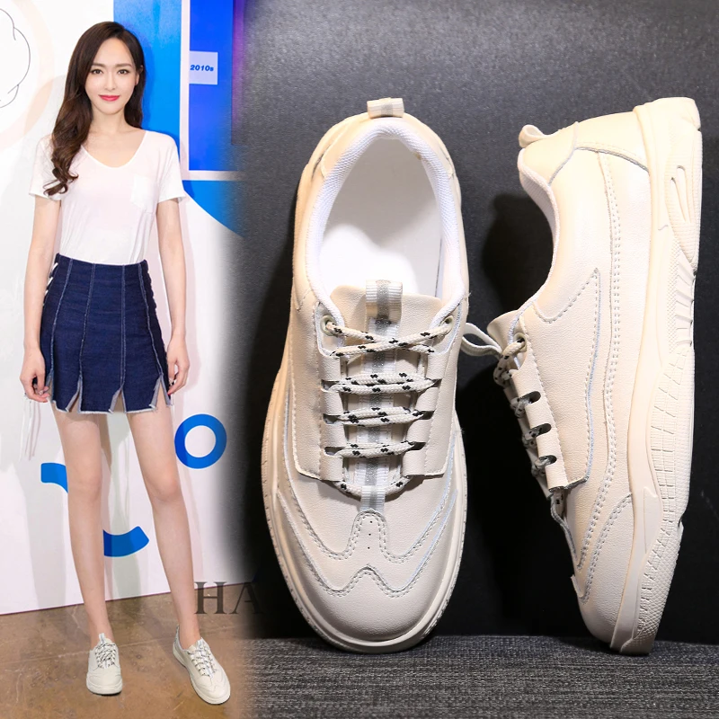 white women genuine leather vulcanized shoes fashion korean trend ladies skate casual flats designer female dress moccasins girl (25)