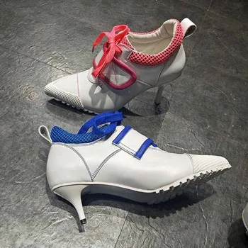 Pumps Shoes Women 2019 New Arrival Korean Version Candy Color High heel 5-8CM Female Shoes Cross-tied Pointed Lady's Shoes Pumps 
Pumps Shoes Women 2019 New Arrival Korean Version Candy Color High heel 5-8CM Female Shoes Cross-tied Pointed Lady's Shoes Pumps