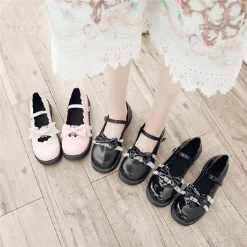 Autumn Popular Lolita style flat Japanese Cute student shoes girl's shoes Lovely Style A
Autumn Popular Lolita style flat Japanese Cute student shoes girl's shoes Lovely Style A