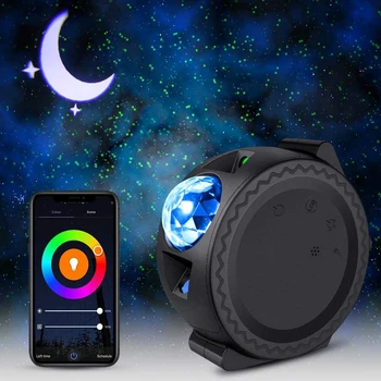 Bluetooth Wifi Smart Star Projector Light USB Charging Led Starry Sky Water Ripple Voice/APP control Led Projection Lamp
Bluetooth Wifi Smart Star Projector Light USB Charging Led Starry Sky Water Ripple Voice/APP control Led Projection Lamp