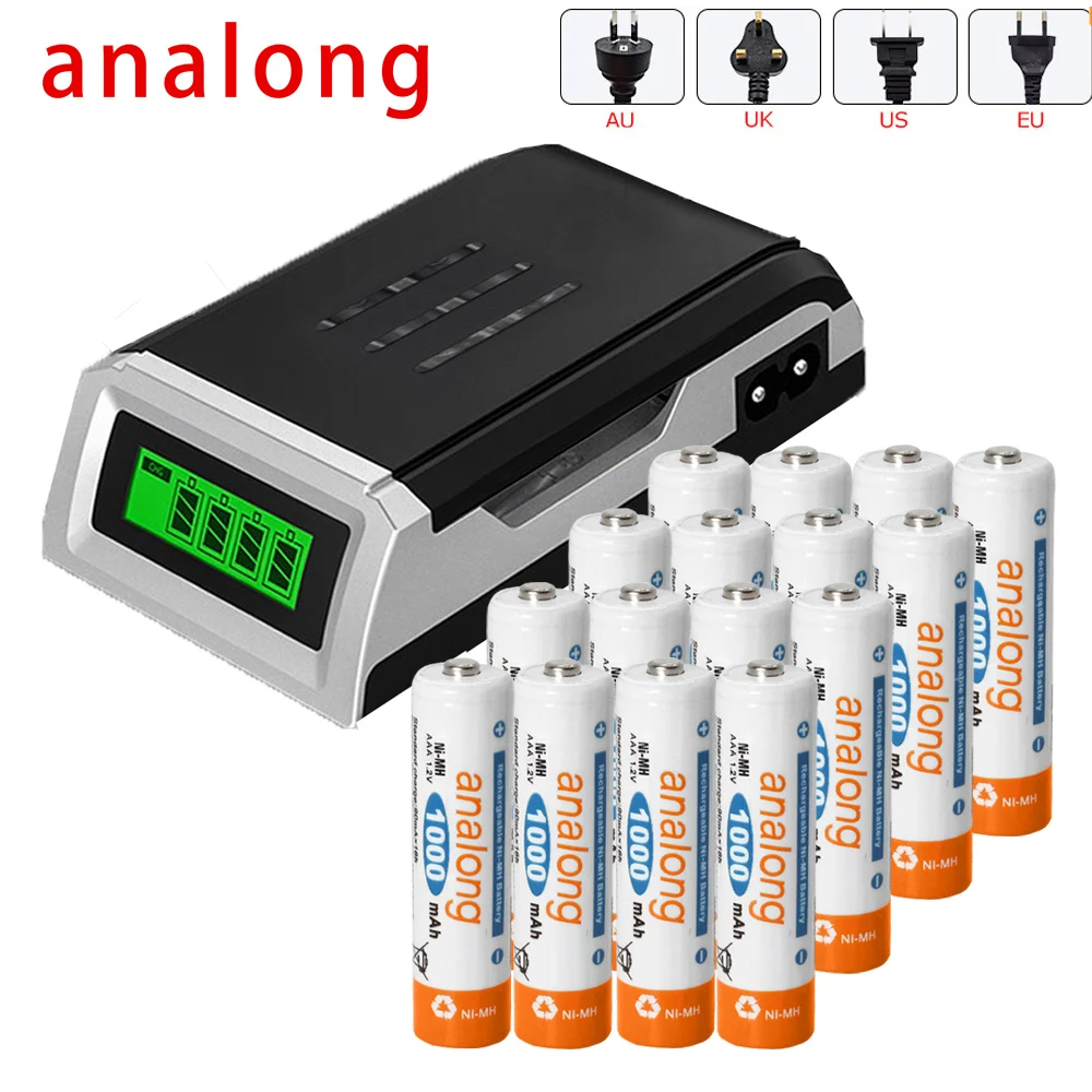 4slots smart charger for 1.2v nimh nicd aa aaa rechargeable battery with lcd display +16 pcs aaa rechargeable battery 1.2v nimh
4slots smart charger for 1.2v nimh nicd aa aaa rechargeable battery with lcd display +16 pcs aaa rechargeable battery 1.2v nimh