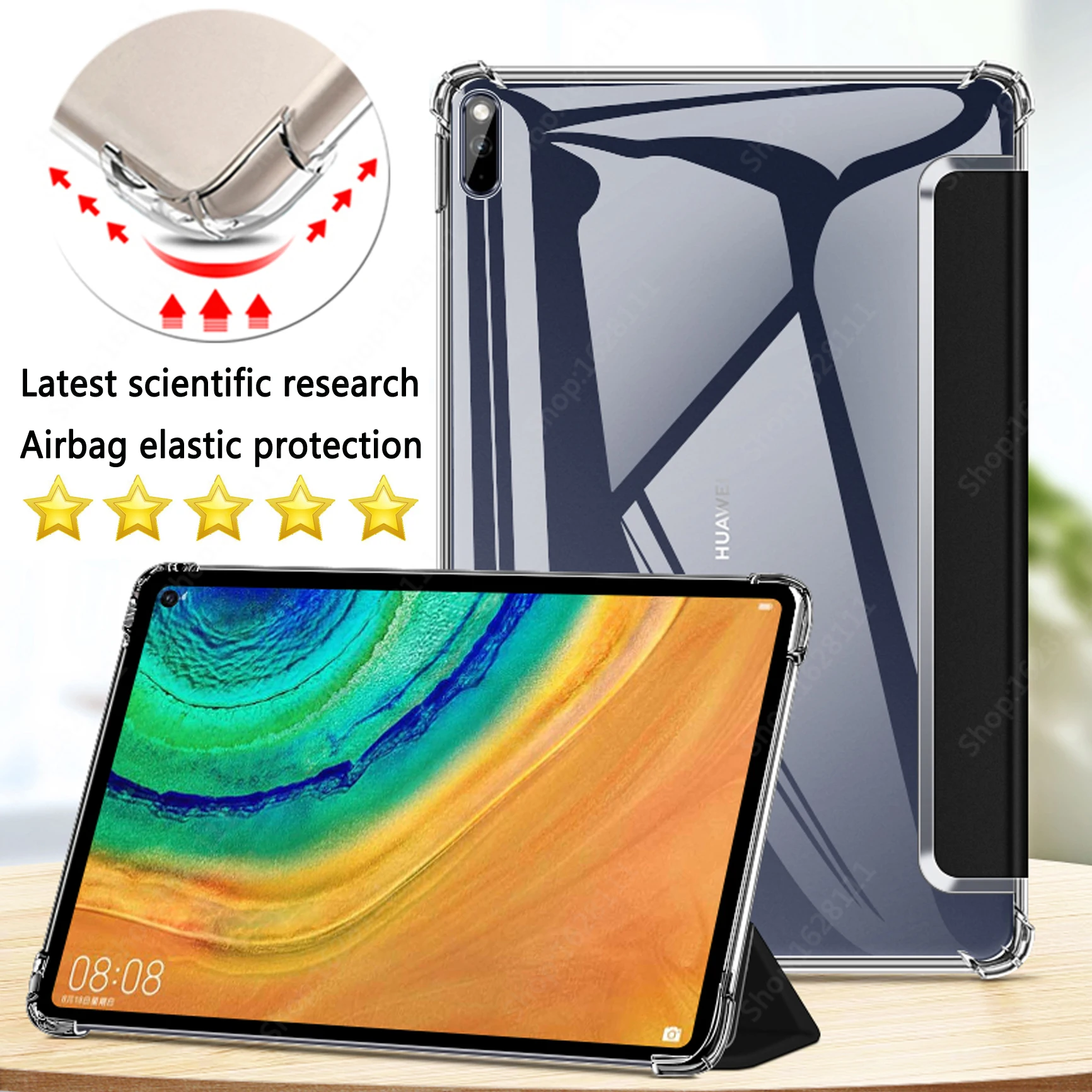 For Huawei MatePad Pro 10.8 Tablet PU Leather Cover For Mediapad M6 8.4 10.8 inch 2019 soft Case for Honor V6 10.4 " 2020
For Huawei MatePad Pro 10.8 Tablet PU Leather Cover For Mediapad M6 8.4 10.8 inch 2019 soft Case for Honor V6 10.4 " 2020