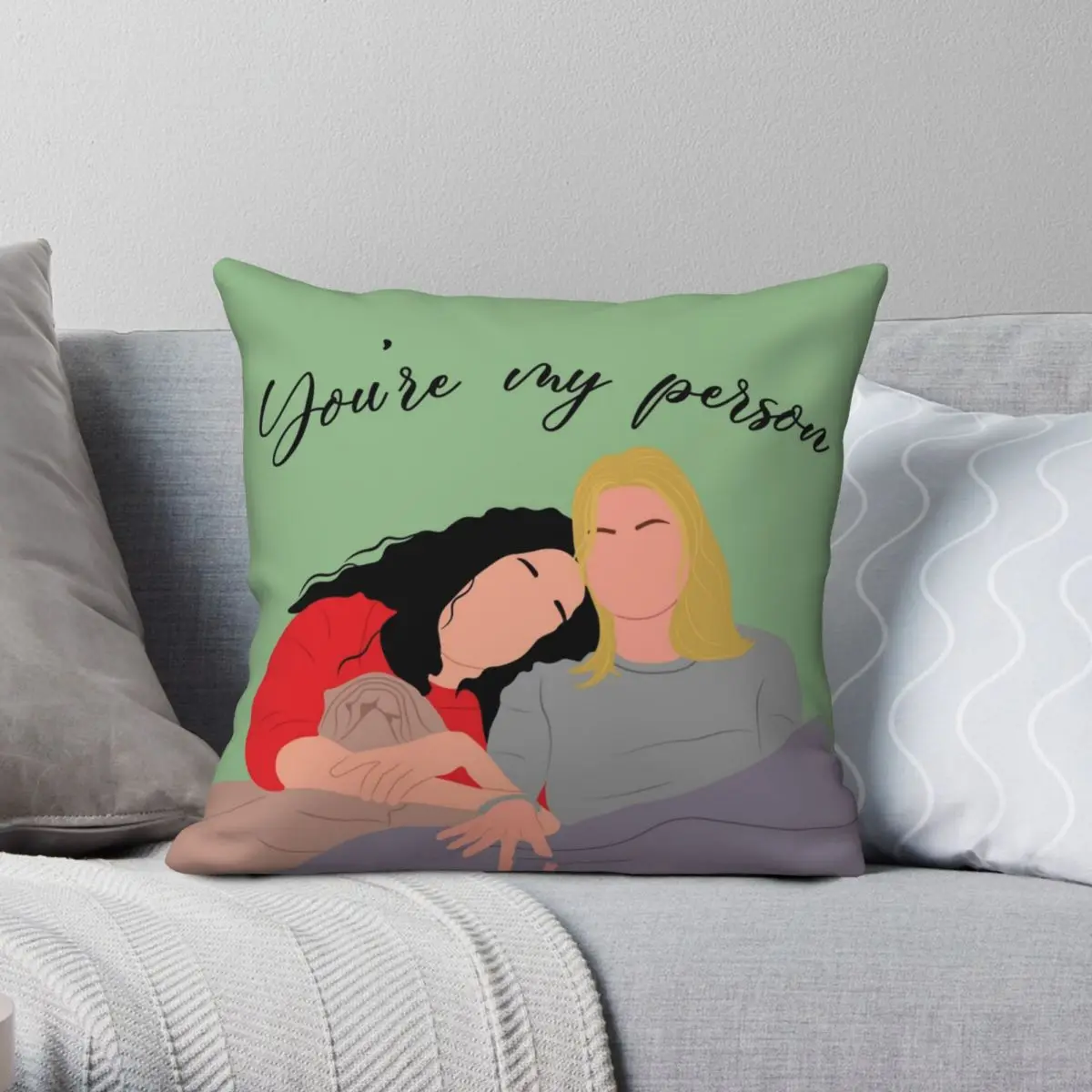 You're My Person Square Pillowcase Polyester Linen Velvet Creative Zip Decor Pillow Case Room Cushion Cover
You're My Person Square Pillowcase Polyester Linen Velvet Creative Zip Decor Pillow Case Room Cushion Cover