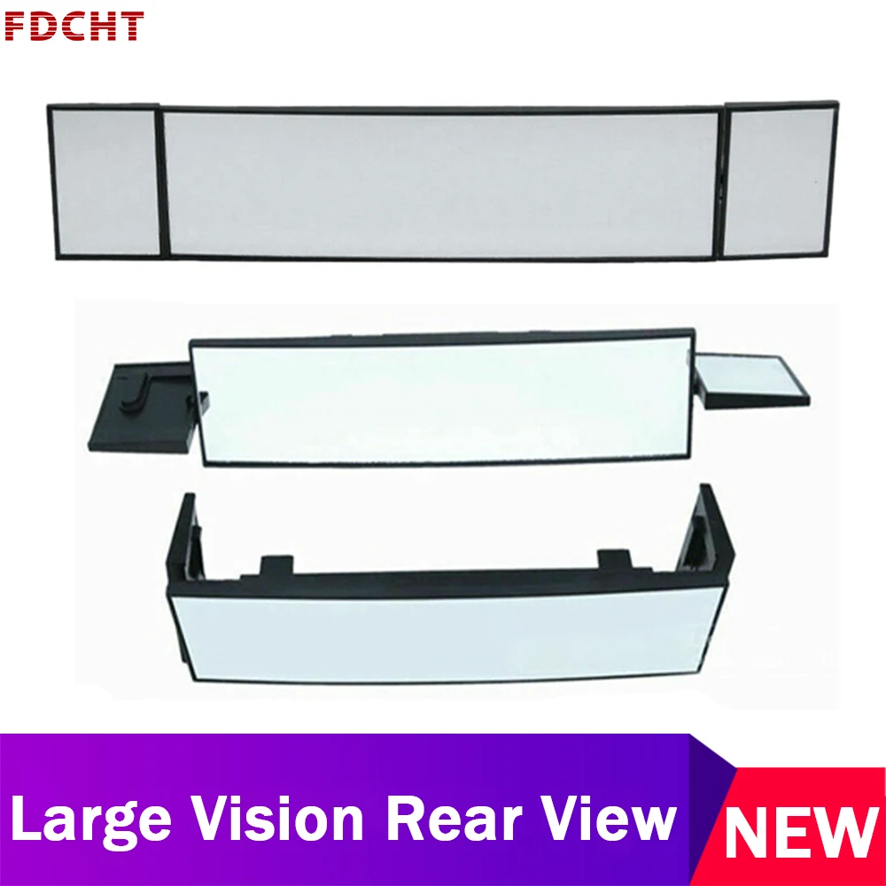 Car Rearview Mirror Wide Angle Panorama Anti Dazzling Tri Fold Surface Reversing Large Field Car Curve Convex Interior Reflector
Car Rearview Mirror Wide Angle Panorama Anti Dazzling Tri Fold Surface Reversing Large Field Car Curve Convex Interior Reflector