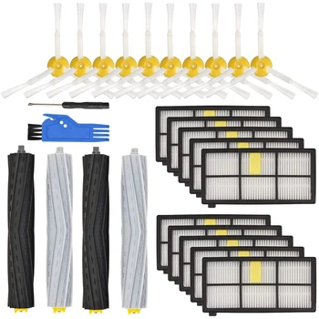Replacement Parts Accessory Kit for IRobot Roomba 800 Series & 900 Series Replenishment Kit,10 Filter,10 Side Brush
Replacement Parts Accessory Kit for IRobot Roomba 800 Series & 900 Series Replenishment Kit,10 Filter,10 Side Brush