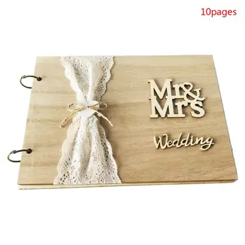 Mr&Mrs Wedding Guest Book Personalized Rustic Wooden Signature Guestbook DIY Photo Memory Book Album Anniversary Gift
Mr&Mrs Wedding Guest Book Personalized Rustic Wooden Signature Guestbook DIY Photo Memory Book Album Anniversary Gift