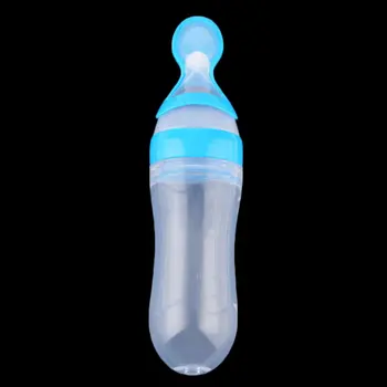 90ml Silicone Baby Infant Spoon Squeeze Bottle With Rice Cereal Kids Feeding Supplement Silica Gel Spoon Weaning Tableware New
90ml Silicone Baby Infant Spoon Squeeze Bottle With Rice Cereal Kids Feeding Supplement Silica Gel Spoon Weaning Tableware New