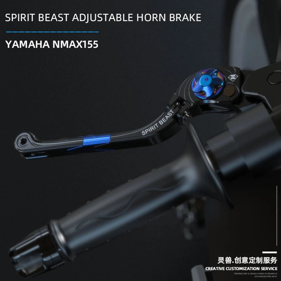 

Рычаг тормоза для мотоцикла Spirit Beast, рычаг сцепления, аксессуары, рычаги дискового тормоза для скутера, ручные рычаги для Yamaha NMAX155 N-MAX155