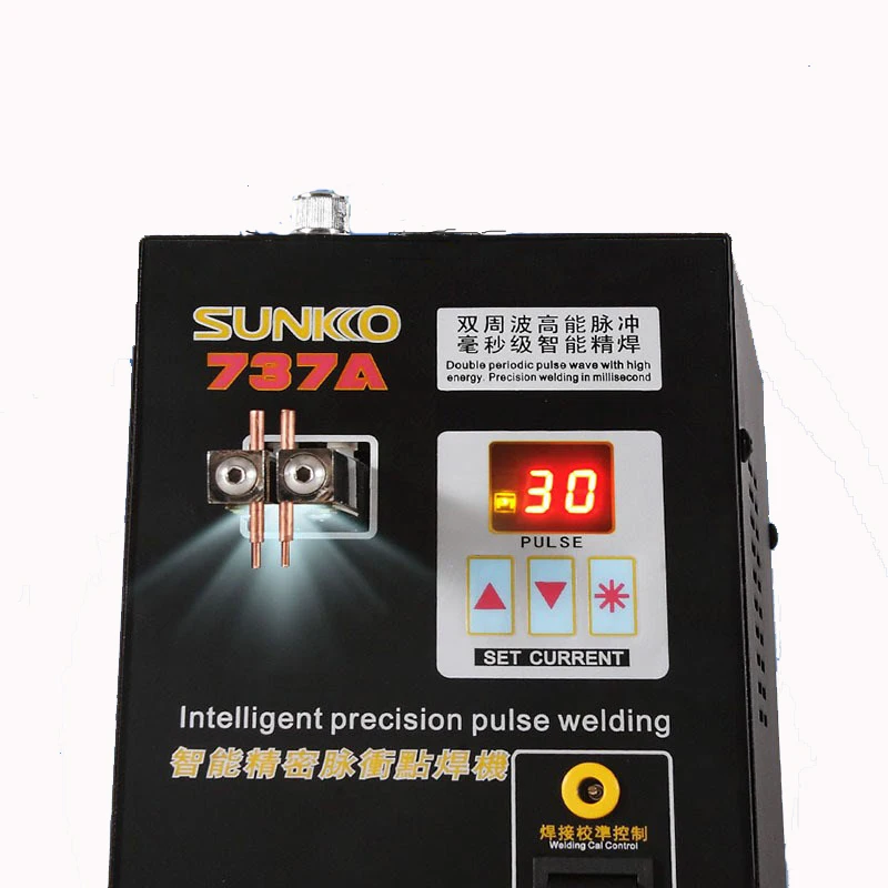 220V Intelligent Precision Pulse Battery Spot Welding Machine 18650 Battery Welding Machine S737A
220V Intelligent Precision Pulse Battery Spot Welding Machine 18650 Battery Welding Machine S737A