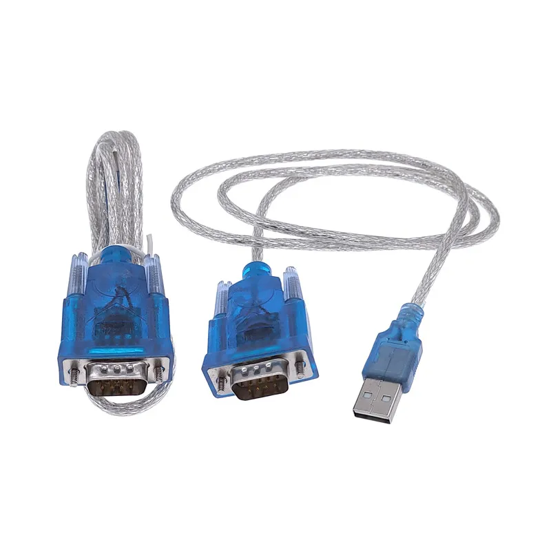 2 шт. CH340 USB к RS232 серийный Порты и разъёмы 9 Pin DB9 кабель Serial COM адаптер конвертер