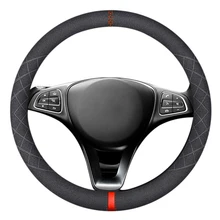 37/38 cm Steering Wheel Cover Leather Universal Cover for BMW gt E48/F48 F83/F25 E90 x4 x5 x6 120i accessori auto accesorios coc
37/38 cm Steering Wheel Cover Leather Universal Cover for BMW gt E48/F48 F83/F25 E90 x4 x5 x6 120i accessori auto accesorios coc
