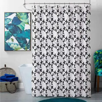 Bathroom Decor Sets with Shower Curtains and s Floral,Monochrome Leaf Silhouettes Pattern Nature Inspiration Abstract Design
Bathroom Decor Sets with Shower Curtains and s Floral,Monochrome Leaf Silhouettes Pattern Nature Inspiration Abstract Design