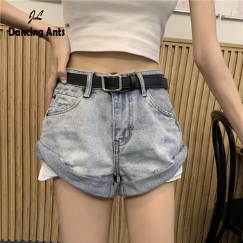 Woman Booty Shorts High Waist Cuffs Denim Shorts Korean Vintage High Street Loose Slim Female Jeans Hotpants 2020 Summer Fashion
Woman Booty Shorts High Waist Cuffs Denim Shorts Korean Vintage High Street Loose Slim Female Jeans Hotpants 2020 Summer Fashion