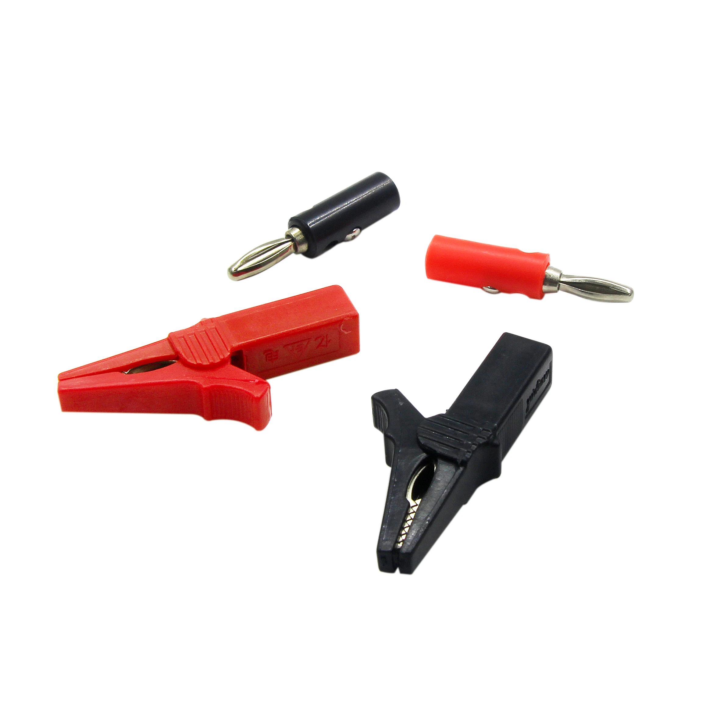 55MM Alligator Clip + BANANA PLUG, Test Probe With Banana Plug Cable Clips Socket Battery Red Black
55MM Alligator Clip + BANANA PLUG, Test Probe With Banana Plug Cable Clips Socket Battery Red Black