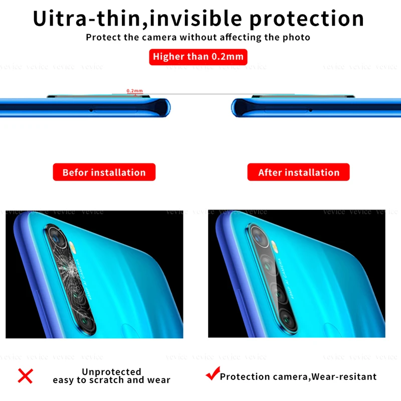 9D Tempered Glass For Xiaomi Redmi K20 7 Note 7 8 Camera Lens Screen Protector HD film Protection For Redmi K20PRO Note 6 8 Pro