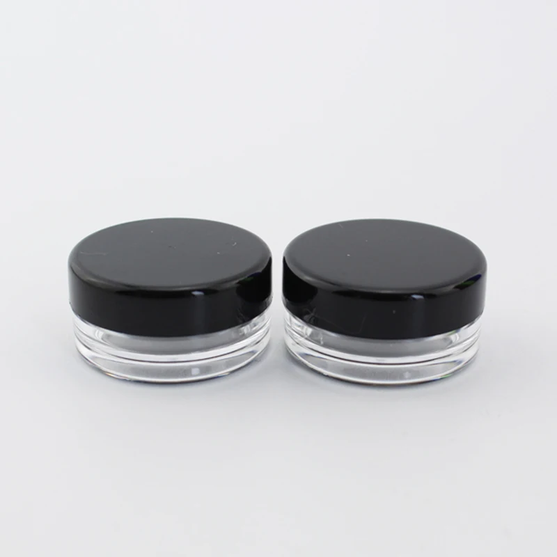 Plastic Clear Solid Container Small Sample Cream Jar High Quality Empty Cosmetic Container Cream Bottle With Black Screw Cap 2g
Plastic Clear Solid Container Small Sample Cream Jar High Quality Empty Cosmetic Container Cream Bottle With Black Screw Cap 2g