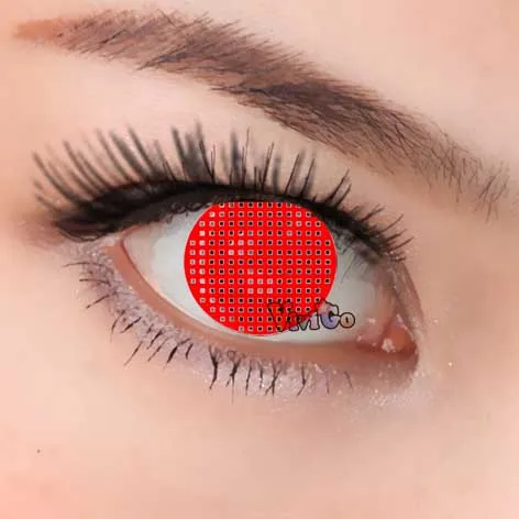 Women and Men Vampire Bloody Eye Look Colored Contact Lenses Eye Makeup Halloween Cosplay Screen Eye CL239 red mesh
Women and Men Vampire Bloody Eye Look Colored Contact Lenses Eye Makeup Halloween Cosplay Screen Eye CL239 red mesh