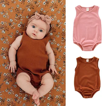 Kids Girl Rompers Summer Toddler Kids Baby Girls Sleeveless Solid Romper Bodysuit Playsuit Baby Girl Clothes vetement garcon
Kids Girl Rompers Summer Toddler Kids Baby Girls Sleeveless Solid Romper Bodysuit Playsuit Baby Girl Clothes vetement garcon