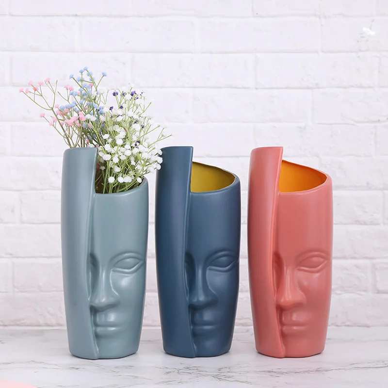 Imitation ceramic vase creative Nordic plastic large vase living room decoration vase hydroponic creative vase wholesale
Imitation ceramic vase creative Nordic plastic large vase living room decoration vase hydroponic creative vase wholesale
