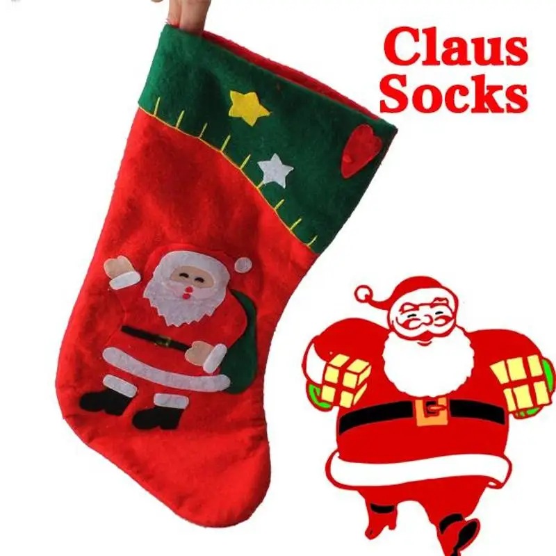 sock kids candy bag gift mini socks xmas tree ornament christmas