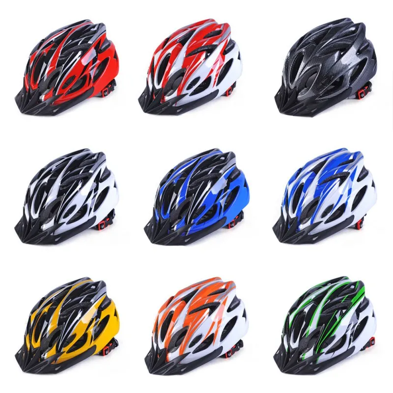 Cycling Helmet Mountain Bike Cycling Helmets Hollow Breathable Mountain Hat Outdoor Cycling Carbon Fiber Safety Head Cap Шлем