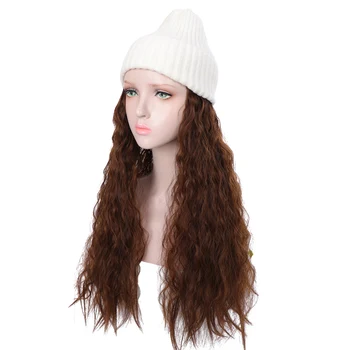 MANWEI long water wave hat wig synthetic hair black / brown wave naturally connect hat wig for fashion girl party
MANWEI long water wave hat wig synthetic hair black / brown wave naturally connect hat wig for fashion girl party